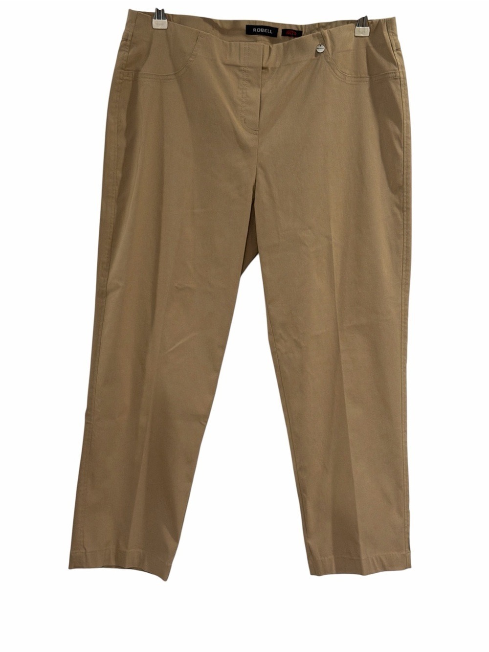 Robell Bella Cropped Straight-Leg Trousers